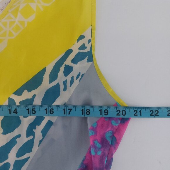 JEALOUS TOMATO Yellow Swim Coverup Pool Party Sexy Summer Dress Colorful - Picture 9 of 15